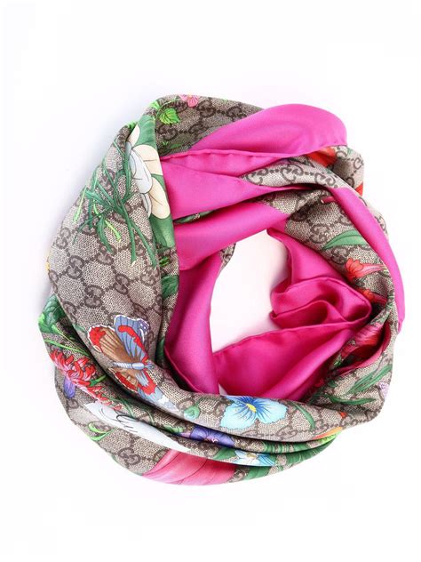 gucci scarf flora|Gucci GG Flora Scarf .